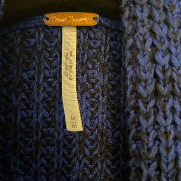 EUC Free People Open Knit Cardigan Size Medium - Picture 3 of 7